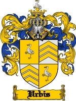 Urbis coat of arms family crest download