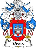 Urosa coat of arms family crest download