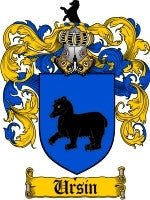 Ursin coat of arms family crest download