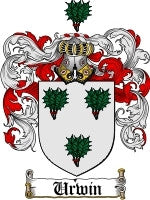 Urwin coat of arms family crest download