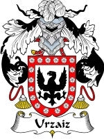 Urzaiz coat of arms family crest download