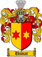 Usmar coat of arms family crest download