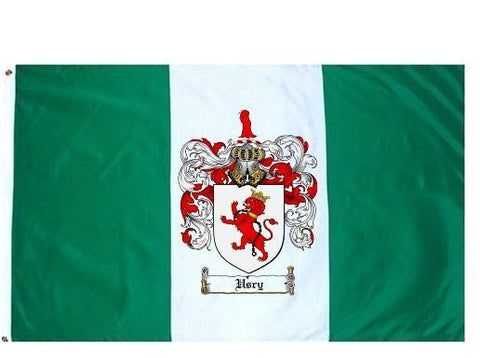Usry family crest coat of arms flag