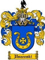 Uszenski coat of arms family crest download