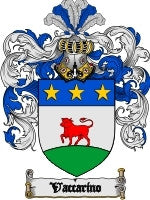 Vaccarino coat of arms family crest download