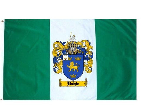 Vahle family crest coat of arms flag