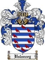 Valancey coat of arms family crest download