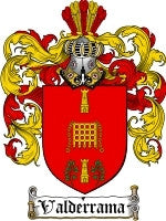 Valderrama coat of arms family crest download