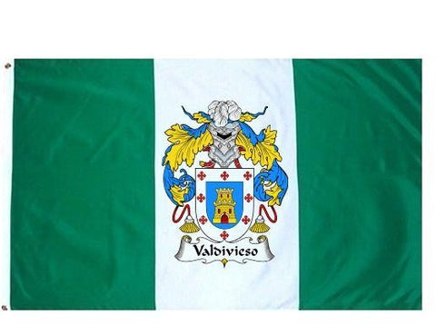 Valdivieso family crest coat of arms flag