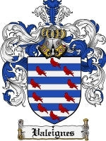 Valeignes coat of arms family crest download