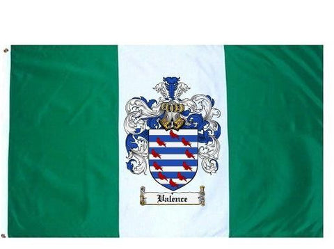 Valence family crest coat of arms flag