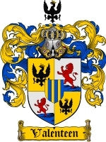 Valenteen coat of arms family crest download