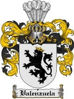 Valenzuela coat of arms family crest download