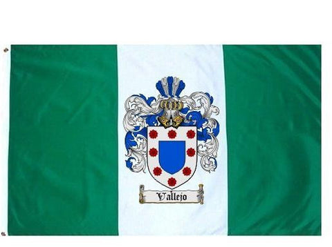 Vallejo family crest coat of arms flag