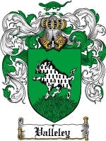 Valleley coat of arms family crest download