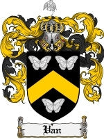 Van coat of arms family crest download