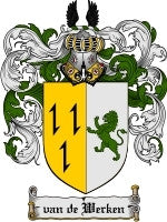 Van'De'Werken coat of arms family crest download