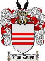 Van'Duyn coat of arms family crest download