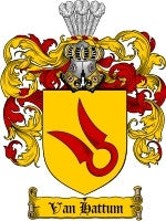 Van'Hattum coat of arms family crest download