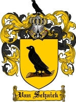 Van'Schaick coat of arms family crest download