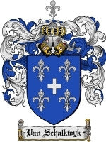 Van'Schalkwyk coat of arms family crest download