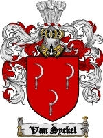 Van'Syckel coat of arms family crest download