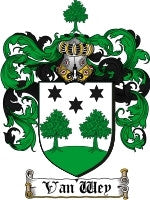 Van'Wey coat of arms family crest download