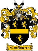 Vanackeren coat of arms family crest download