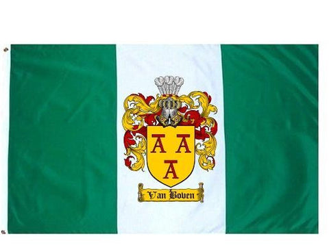 Vanboven family crest coat of arms flag