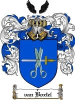Vanboxtel coat of arms family crest download