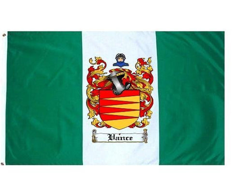 Vance family crest coat of arms flag