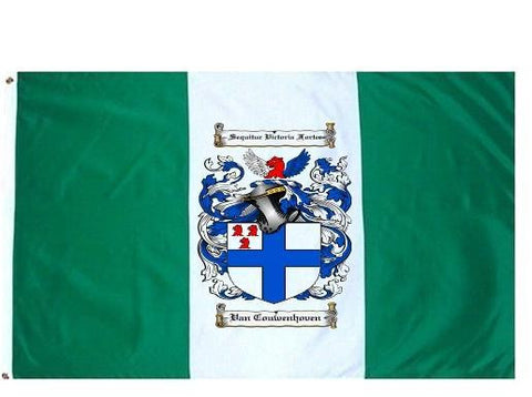 Vancouwenhoven family crest coat of arms flag