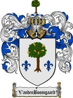 Vandenboomgaard coat of arms family crest download