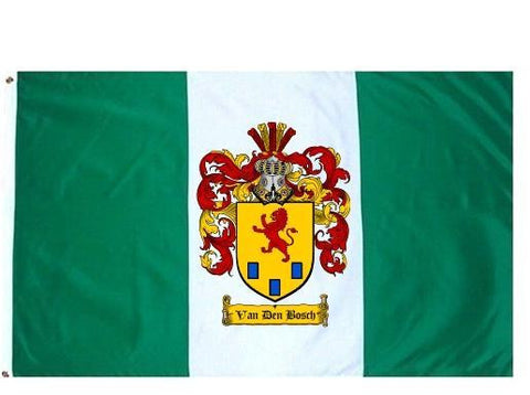 Vandenbosch family crest coat of arms flag