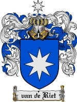 Vanderiet coat of arms family crest download