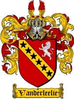 Vanderleelie coat of arms family crest download