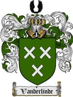 Vanderlinde coat of arms family crest download