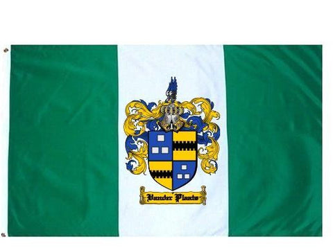 Vanderplaats family crest coat of arms flag