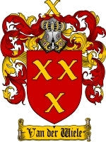 Vanderwiele coat of arms family crest download