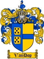 Vandop coat of arms family crest download