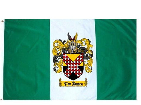 Vandusen family crest coat of arms flag