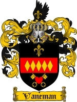 Vaneman coat of arms family crest download