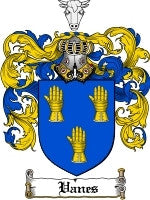 Vanes coat of arms family crest download