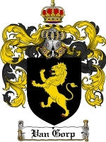 Vangorp coat of arms family crest download