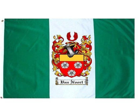 Vannoort family crest coat of arms flag