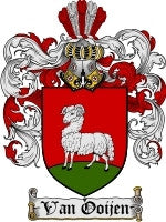 Vanooijen coat of arms family crest download