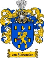 Vanroosmalen coat of arms family crest download