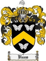 Vans coat of arms family crest download