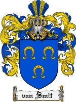 Vansmit coat of arms family crest download