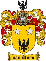 Vanunen coat of arms family crest download